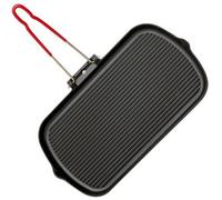Invicta Grill Rectangulaire Fonte 37x22cm Noir 32700