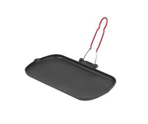 Invicta Grill Viande Rectangulaire en Fonte Noir 37 x 22 cm