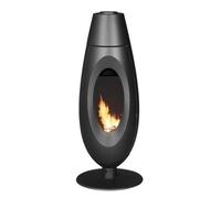 Invicta poêle à bois fonte 5kw anthracite