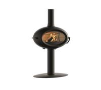 Invicta poêle à bois fonte 7kw noir