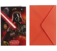 Invitations Anniversaire Star Wars (x6)