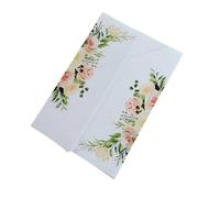 Invitations pour les réceptions de mariage en soir 10 pièces enveloppe en vélin bricolage invitations de mariage fête nuptiale multicolore plusieurs tailles(Beige02,Vellum Wrap Envelope)