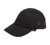 IOBIDDYS Casquette de sécurité Casquette de Baseball Rigide Casque de Chantier réglable Coque ABS léger Respirant pour Travailleurs de la Construction et soudeurs Noire