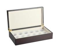 Ioensy Boîte à Thé en Bois, Porte-sachets de Thé, Boîte Multifonction avec Couvercle, Boîte à Café, Coffret à Thé, Organisateur pour Bureau, Armoire Ou