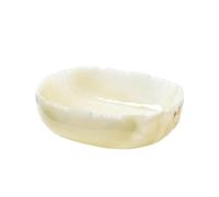 Ioensy Bol Industriel Plateau Décoratif Coupe à Fruits en Jade Poli Aspect Lumineux pour Rangements d'Objets Adapté Moderne, Bol En Onyx Naturel, Forme Rectangulaire, 31x24x11cm, Couleur 1