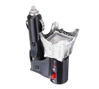 Ioensy Brûleur D'encens électrique pour Voiture, Porte-encens pour Véhicule, Cadeau Créatif et Portable, Briquet Décoratif, Brûleur de, ARGENT