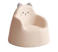 Ioensy Canapé Enfant Chaise Fauteuil Canapé Mousse PU Dossier Ergonomique Accoudoirs Confortable Adapté Chambre D'Enfant Salon Cadeau, chat