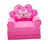 Ioensy Canapé-lit Pliable pour Enfants, Chaise Longue pour Tout-petits, Matelas de Sol Lavable et Pliable, Chaise Pliante à Motifs pour Salle de Jeux et Cham, Rose