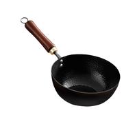 Ioensy Casserole En Fonte Antiadhésive Sans Revêtement pour Lait et Beurre, Idéale pour La Cuisson Du Porridge, Petite Casserole Ou Mini- pour, 20cm