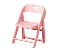 Ioensy Chaise Enfant Chaise Empilable Tabouret Antidérapant Siège Dossier Confortable Pp Adaptée pour École Maison Salle de rèche Garderie Loisirs In, Rose