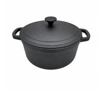 Ioensy Cocotte En Fonte Couvercle Polyvalent Cocotte Couvercle Compatible Induction Casserole pour Familles, Repas Mijotés, Cuisine