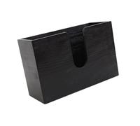 Ioensy Couvercle de Boîte à Mouchoirs, Distributeur de Serviettes En Papier En Bois, Décoration de Maison, Distributeur de Serviettes à Main, Salle de Bains, Noir