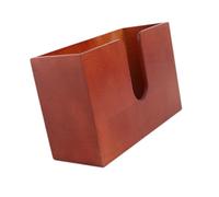 Ioensy Couvercle de Boîte à Mouchoirs, Distributeur de Serviettes En Papier En Bois, Décoration de Maison, Distributeur de Serviettes à Main, Salle de Bains, Rouge