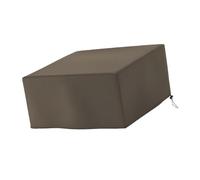 Ioensy Housse de Protection pour Barbecue Rectangulaire, Résistante Au Vent, à l'usure et Multifonctionnelle, de Style Parc, Anti-poussière, CafÉ
