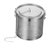 Ioensy Infuseur à Thé En Acier Inoxydable avec Couvercle, Petit Infuseur à Café avec Crochet à Chaînette, Multi-usages et Réutilisable, S