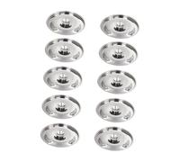 Ioensy Lot de 10 Couvercles En Acier Inoxydable pour Petites Casseroles et Bols, Multifonctionnels, pour Mini-poêles, Tasses et Autres Ustensiles de Cuisine, 14cm