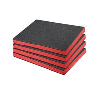 Ioensy Lot de 4 Inserts En Mousse pour Boîte à Outils, Doublure de Tiroir, Feuilles de Rangement pour étui Rigide, Organisateur