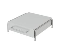 Ioensy Organisateur Capsules Café Tiroir Rangement Capsules Porte-capsules Panier Support Capsules En Acier Carbone D'Accès Facile Adapté Cuisine Bureau Hôte, Blanc