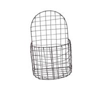 Ioensy Panier Mural Suspendu en Fil de Fer, Support pour Plantes, Jardinière Portable, Idéal pour La Maison et Le Jardin, Cadeau de Pendaison de Crémaillère, L