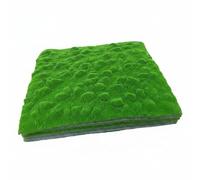 Ioensy Panneau de Verdure Décoratif Tapis Lichen Artificiel Tapis Mousse Synthétique Revêtement Décoratif Fond Végétal, 1m X 1m, Mousse Entièrement Verte en Relief