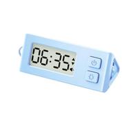 Ioensy Petit Minuteur Numérique Multifonction, Compte, Mini-horloge de Cuisine, Minuteur de Gestion Du Temps pour L'apprentissage Des Enfants E, Bleu