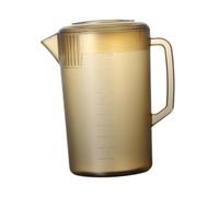 Ioensy Pichet Portable de 5000 Ml pour, avec Couvercle, pour La Cuisine et La Maison (eau Chaude et Froide), Brun