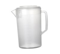 Ioensy Pichet Portable de 5000 Ml pour, avec Couvercle, pour La Cuisine et La Maison (eau Chaude et Froide), Clair