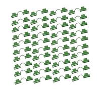 Ioensy Pinces de Serre pour Filet D'ombrage, Clips pour Tiges, Accessoires Robustes et Légers, Pinces de Film de Pression pour Tunnel de Culture de, 60 Pièces