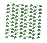 Ioensy Pinces de Serre pour Filet D'ombrage, Clips pour Tiges, Accessoires Robustes et Légers, Pinces de Film de Pression pour Tunnel de Culture de, 100 Pièces