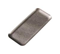 Ioensy Plat de Service Rectangulaire, Plaque de Cuisson Au Four, Plat à Dessert Multifonction En Acier Inoxydable pour La Salle à Manger, 22 cm x 9.7 cm