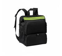 Ioensy Pochette de Réparation en Toile avec Grande Système de Fermeture Sécurisé Multiples Rangements Pratiques Sangle d'Épaule Ergonomique pour le Confort, Noir, S
