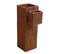 Ioensy Porte-parapluies Tressé Robuste et Tendance, Idéal pour La Maison, Le Bureau Ou La Ferme. Ce Porte-parapluies Suspendu avec Panier Intégré Est Parfait, 20cmx20cmx58cm