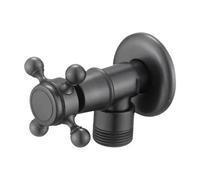 Ioensy Robinet D'arrêt d'angle pour Salle de Bain, Robinet de Remplacement Robuste, Multifonctionnel et Portable, Remplissage en Cuivre pour Chauffe-, Style C