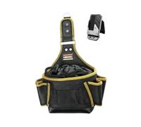 Ioensy Sac Banane En Tissu Oxford, Facile à Fermer, et Noir, Idéal pour Les électriciens et Les Charpentiers.
