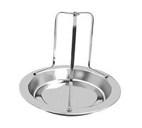 Ioensy Support Robuste pour Rôtissoire à Poulet, Plateau de Cuisson pour Volaille et, Idéal pour Les Barbecues, La Randonnée et Le Trekking, sans Brosse