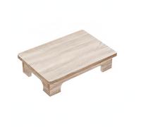 Ioensy Table Basse Japonaise Table de Thé Table de Bas en Bois de Paulownia Massif Légère et Compacte Adaptée Petit Espace Salon Balcon, 40cm X 28cm X 10cm, Style to 4