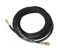 Ioensy Tuyau de Nettoyeur Haute Pression Tuyau de Raccord Rapide Flexible de Lavage Tuyau de Remplacement Acier Anti-pli avec Gaine Caoutchouc 10m de Liberté, 28MPA Quick Plug