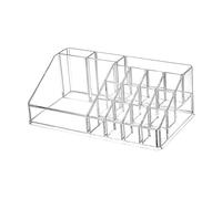 IOIUSKKU Boîte de Rangement pour Rouges à lèvres avec Couvercle, 16 Compartiments, Organisateur de Maquillage pour Gloss et Autres Produits cosmétiques Essentiels, décoration pour Coiffeuse