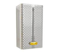 IOIUSKKU Porte-mouchoirs mural innovant pour salle de bain, rangement efficace et élégant pour tout espace moderne. Boîte distributrice de mouchoirs pour cuisine, Clair, 21.5 x 12.5 x 10.2 cm