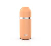 ION8 Bouteille isotherme sous vide pour boissons chaudes ou froides, Corail | Grand mug isotherme, Capacité 2 tasses, Bouchon magnétique, Élégant, et base souple, 700 ml (24 oz)
