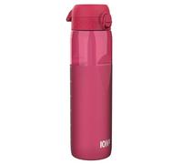 ION8 Gourde 1l, 1000ml, Anti-Fuite, Facile à Ouvrir, Verrouillage Sécurisé, Poignée de Transport, Lavable en Lave-vaisselle, Sans BPA, Idéale pour le Sport et la Salle de Sport,Demi-Coupe Viva Magenta