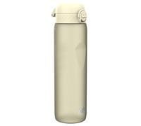 Ion8 Gourde 1l, 1000ml, Anti-Fuite, Facile à Ouvrir, Verrouillage Sécurisé, Poignée de Transport, Lavable en Lave-vaisselle, Sans BPA, Idéale pour le Sport et la Salle de Sport, Blanc Crémeux