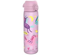 Ion8 Gourde, 500ml, Anti-Fuite, Facile à Ouvrir, Verrouillage Sécurisé, Lavable en Lave-vaisselle, Sans BPA, Poignée de Transport, S'adapte aux Porte-gobelets, Facile à Nettoyer, Licornes