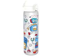 Ion8 Gourde, 500ml, Anti-Fuite, Facile à Ouvrir, Verrouillage Sécurisé, Lavable en Lave-vaisselle, Sans BPA, Poignée de Transport, S'adapte aux Porte-gobelets, Facile à Nettoyer, Robots