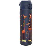 Ion8 Gourde, 500ml, Anti-Fuite, Facile à Ouvrir, Verrouillage Sécurisé, Lavable en Lave-vaisselle, Sans BPA, Poignée de Transport, S'adapte aux Porte-gobelets, Facile à Nettoyer, Girafes