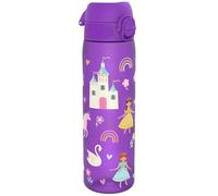Ion8 Gourde, 500ml, Anti-Fuite, Facile à Ouvrir, Verrouillage Sécurisé, Lavable en Lave-vaisselle, Sans BPA, Poignée de Transport, S'adapte aux Porte-gobelets, Facile à Nettoyer, Princesse