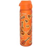 Ion8 Gourde, 500ml, Anti-Fuite, Facile à Ouvrir, Verrouillage Sécurisé, Lavable en Lave-vaisselle, Sans BPA, Poignée de Transport, S'adapte aux Porte-gobelets, Facile à Nettoyer, Motif Musique