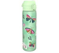 Ion8 Gourde, 500ml, Anti-Fuite, Facile à Ouvrir, Verrouillage Sécurisé, Lavable en Lave-vaisselle, Sans BPA, Poignée de Transport, S'adapte aux Porte-gobelets, Facile à Nettoyer, Papillon