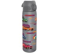 Ion8 Gourde, 500ml, Anti-Fuite, Facile à Ouvrir, Verrouillage Sécurisé, Lavable en Lave-vaisselle, Sans BPA, Poignée de Transport, S'adapte aux Porte-gobelets, Facile à Nettoyer, Voitures de Sport