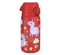 ION8 Gourde Enfant, Anti-Fuite, Facile à Ouvrir, Verrouillage Sécurisé, Lavable en Lave-Vaisselle, Poignée de Transport, Facile à Nettoyer, Carbone Neutre, Motif Licornes